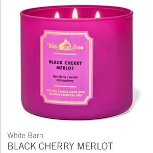 Bath and Body Works 3-Wick in Black Cherry Merlot New